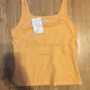 New with tags J Jill tank top. Tangerine size M